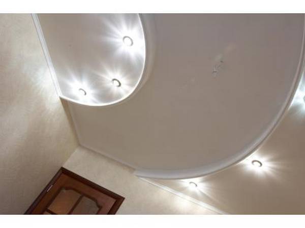 Двойные потолки из гипсокартона — практичное потолочное покрытие своими руками с фото