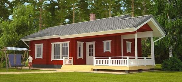 Рассмотрим как покрасить деревянный дом снаружи - фото