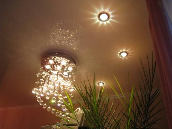 Лампочки для натяжных потолков: виды осветительных элементов и их достоинст ... - фото