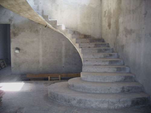 Лестницы из бетона: создаем прочную конструкцию самостоятельно с фото