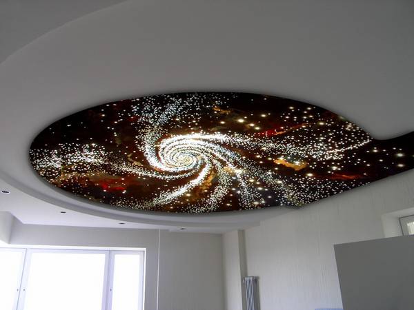 Натяжные потолки «Галактика» — создание сказочной атмосферы - фото