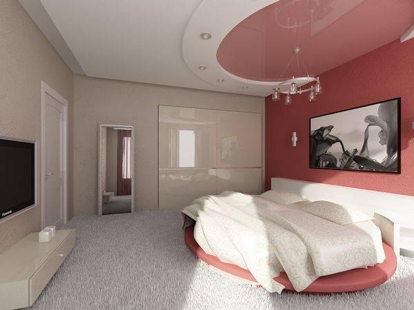 Навесные потолки для спальни — создание комфортной обстановки с фото