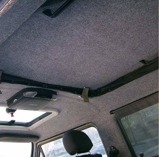 Как перетянуть потолок авто с фото
