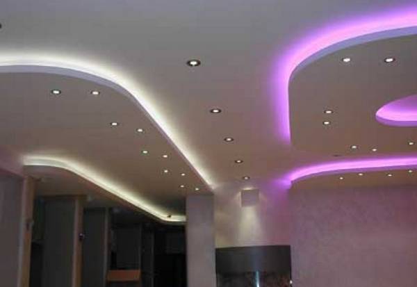 Подвесной потолок с подсветкой — удивительное преображение помещения с фото