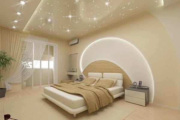 Подвесные потолки в спальне — дизайн спального помещения с фото