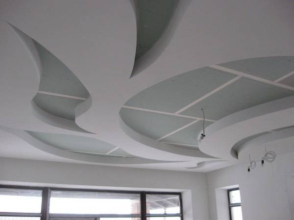 Потолки из гипсокартона по технологии Кнауф — немецкие потолочные покрытия  ... - фото