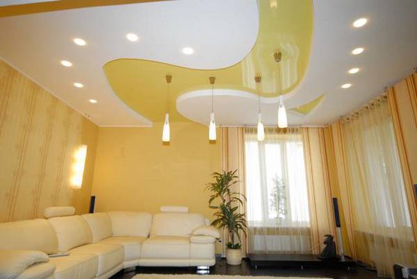 Расположение лампочек на натяжном потолке — как правильно разместить осветительные элементы? с фото