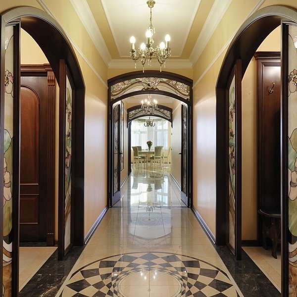 Ремонт в длинном коридоре с фото