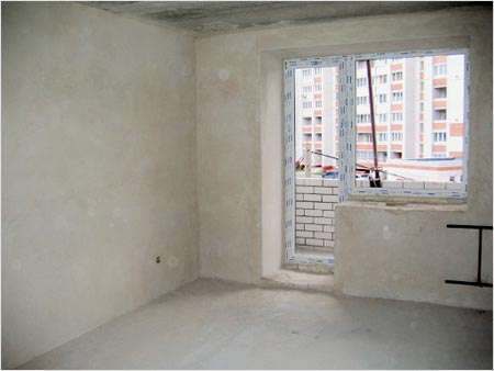 Штукатурка бетонных стен: выбор состава Подготовка основания Установка маяков Нанесение раствора с фото